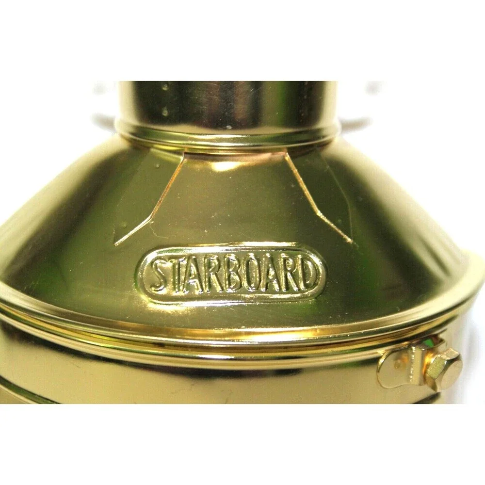 Starboard Ship Train Green Lantern Nautical Maritime Hanging Decoration 10